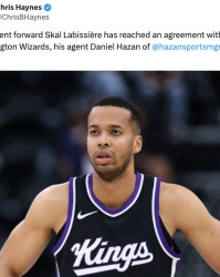 乐鱼网下载-Haynes：斯卡尔·拉比西埃与奇才达成签约协议